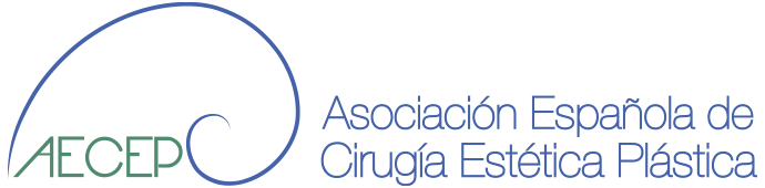 Logo de la Asociación Española de Cirugía Estética (AECEP), miembro Dr. Roi Rogel Vence